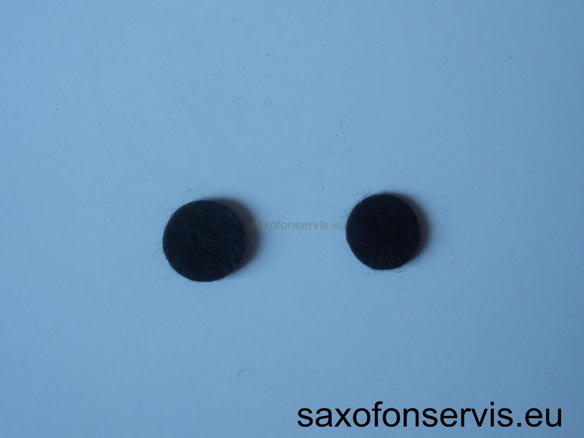Kolečko filcové - černé 16 x 3,7mm