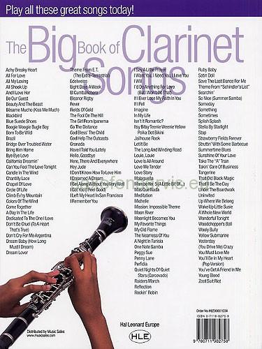The Big Book Of Clarinet Songs