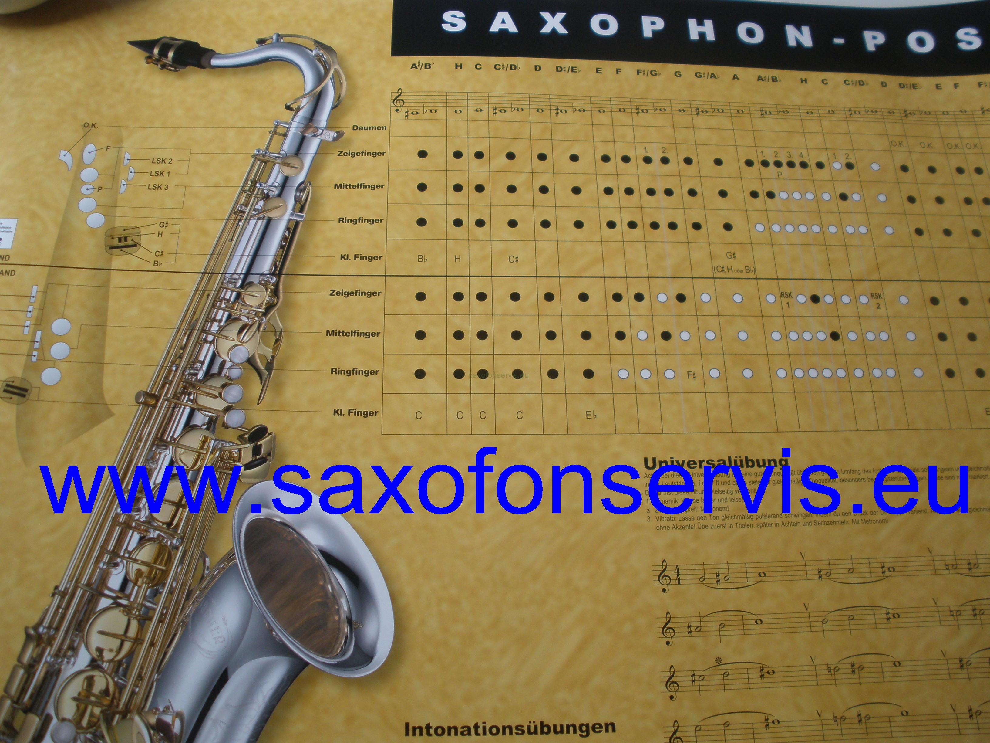 Saxofon plakát