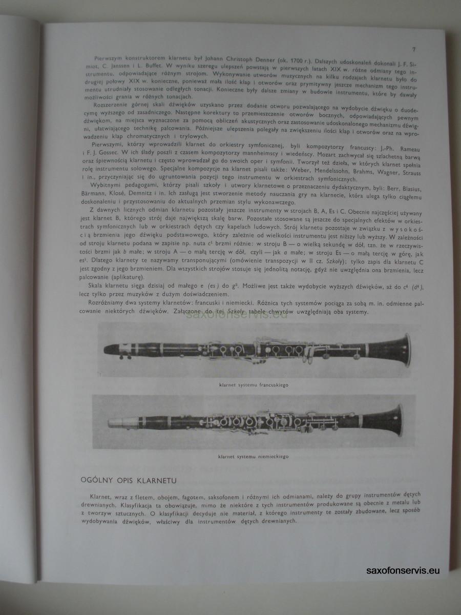 Škola hry na klarinet