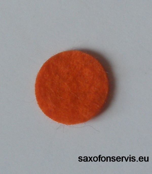 Kolečko filcové - oranžové 17mm