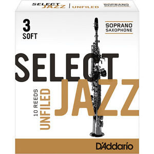 Rico 3S Select Jazz Unfiled Sopran
