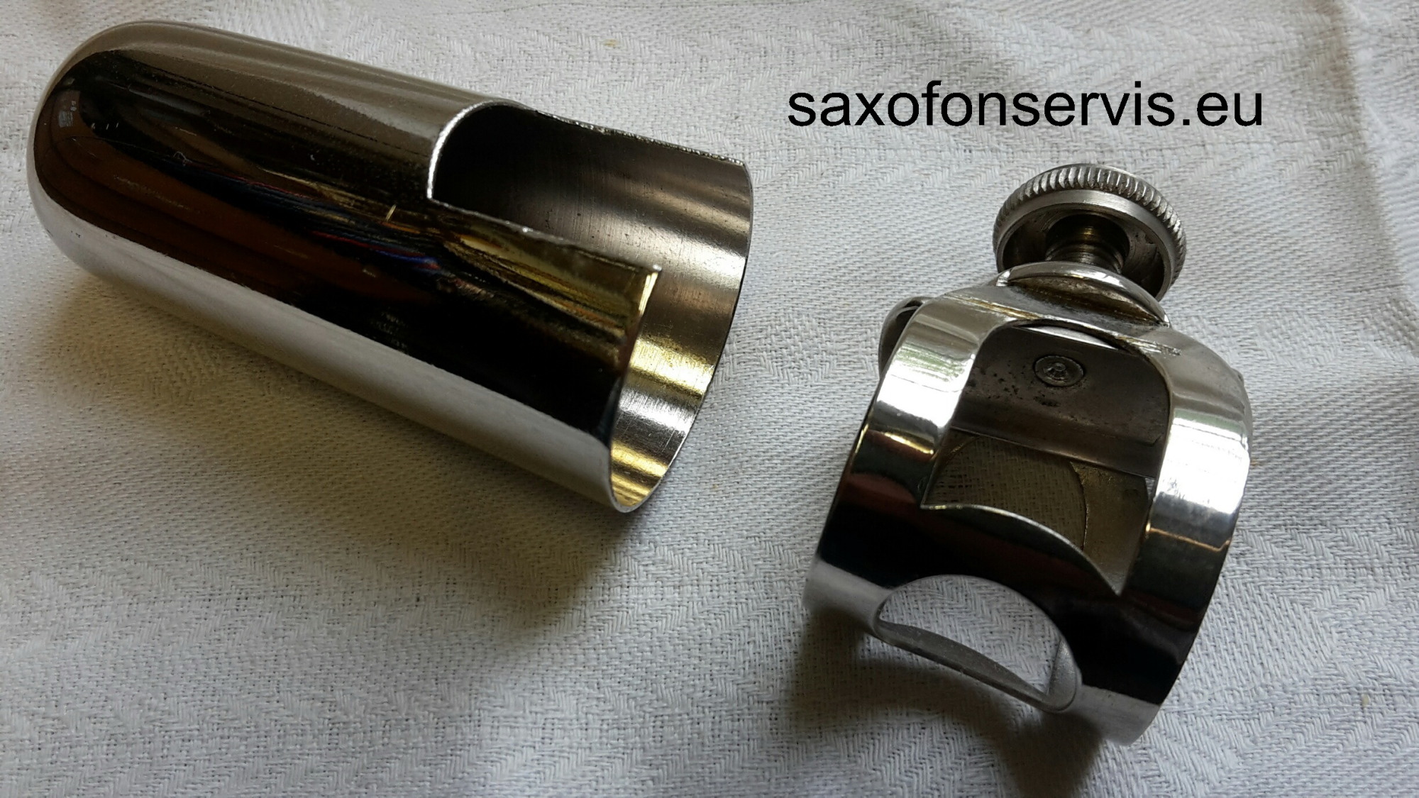 ,,Vintage,, Ligatura+klobouček na Es klarinet nebo Soprán saxofon