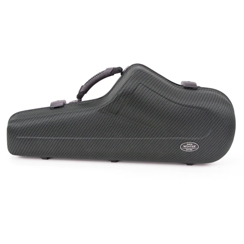 Winter JW 51092 CAR - nové,carbon,zelené pouzdro pro alt saxofon 