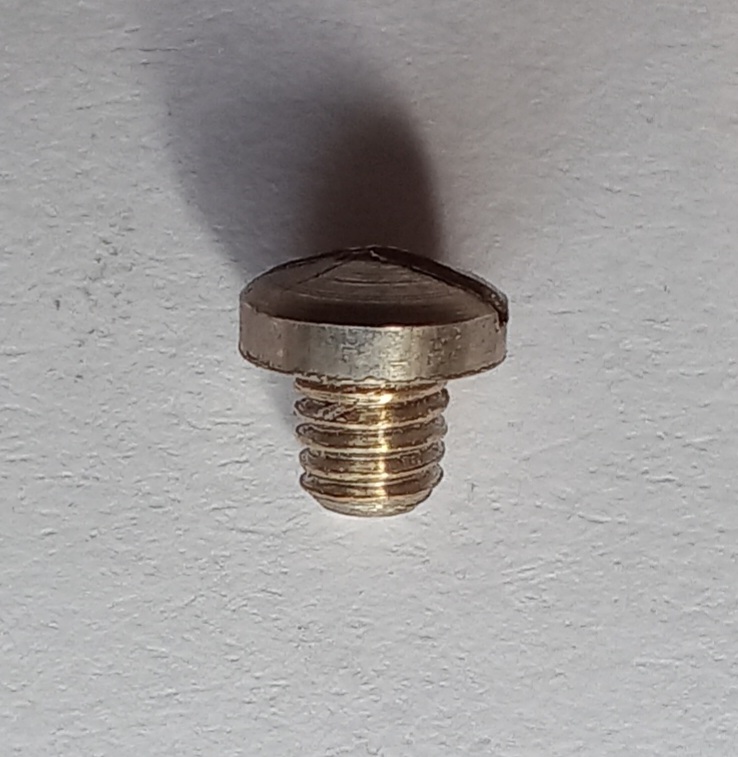 Šroubek niklovaný M 2,9- do chrániče Amati aj.