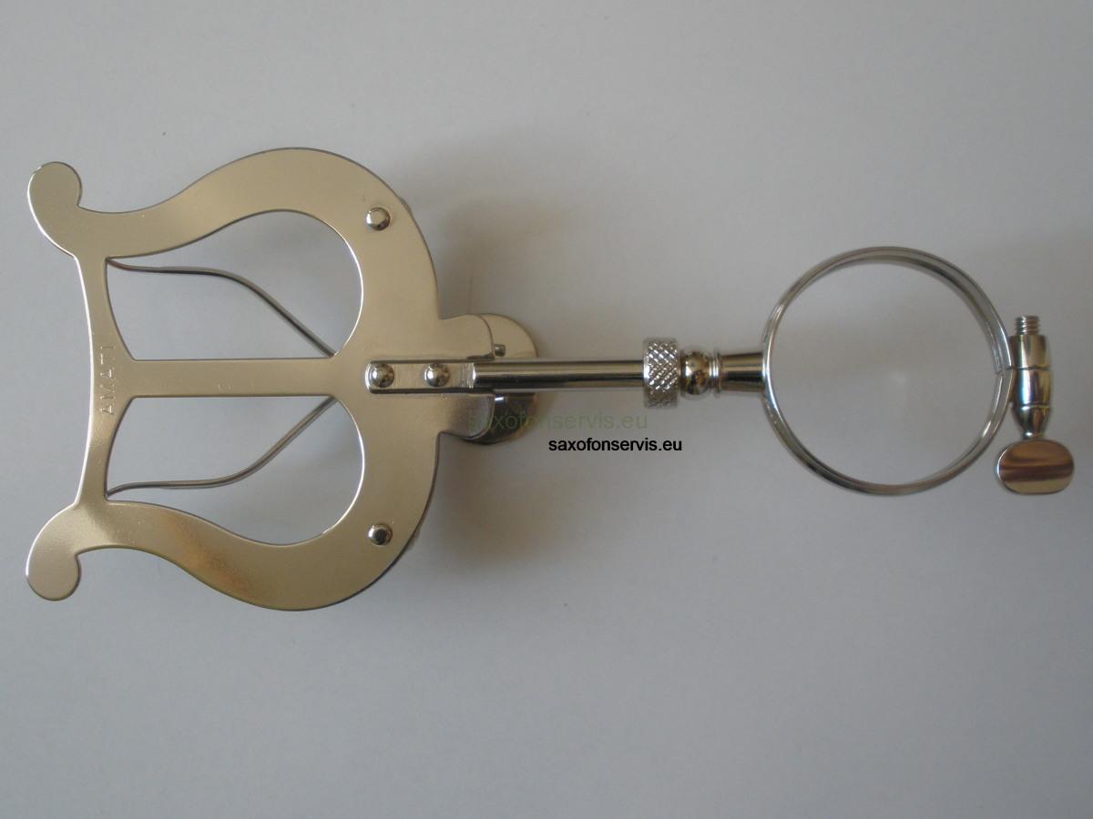 Notový držák pro  Es klarinet, poniklován.(NC2018)