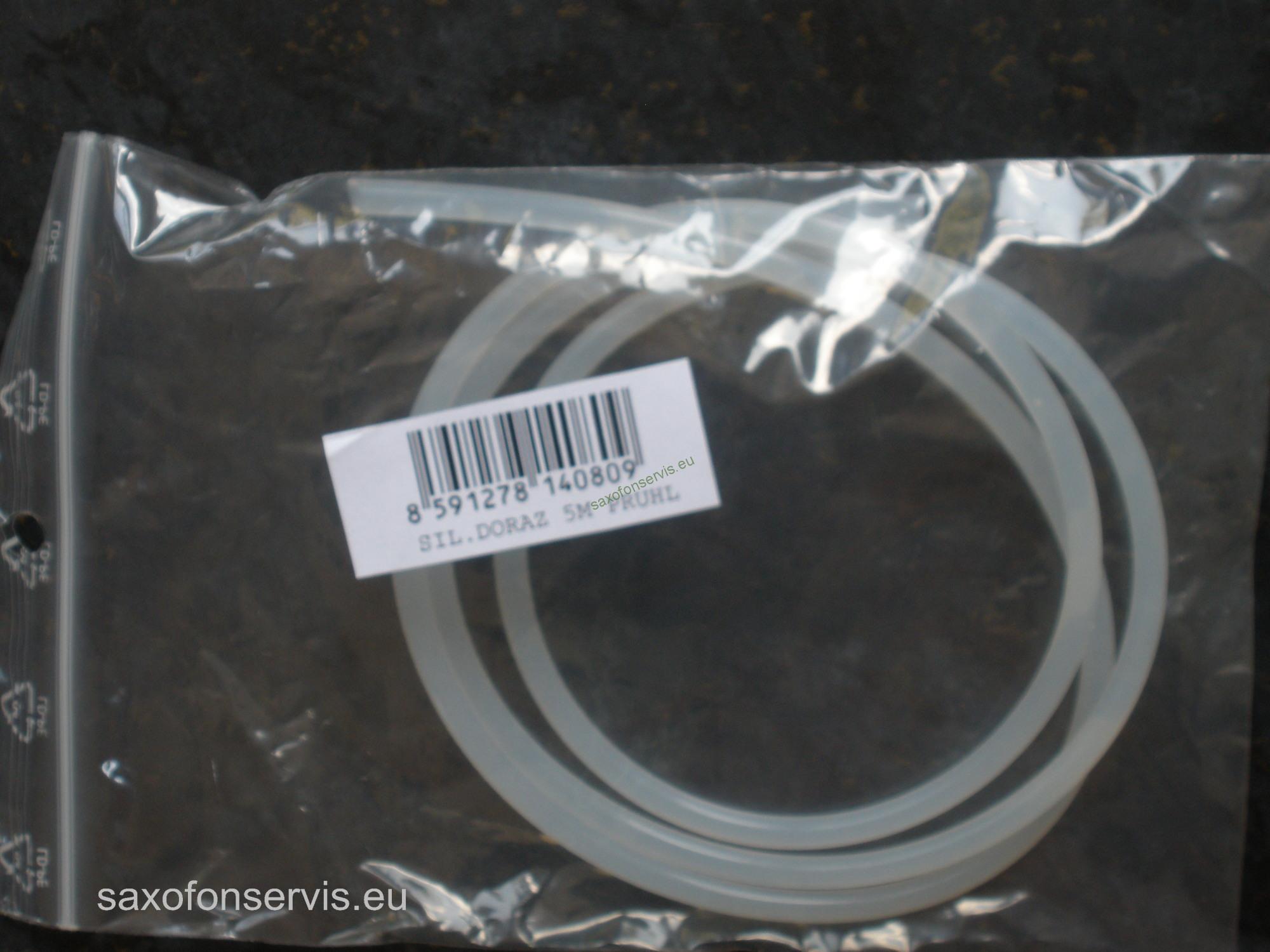 Silikonový doraz 5mm čirý 1m