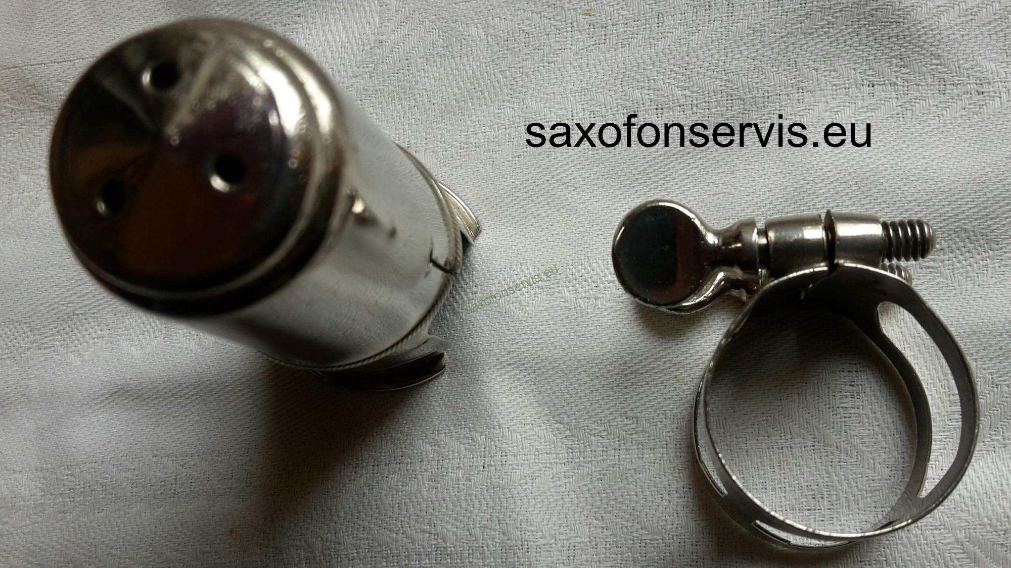 Ligatura+klobouček na Es klarinet nebo Soprán saxofon