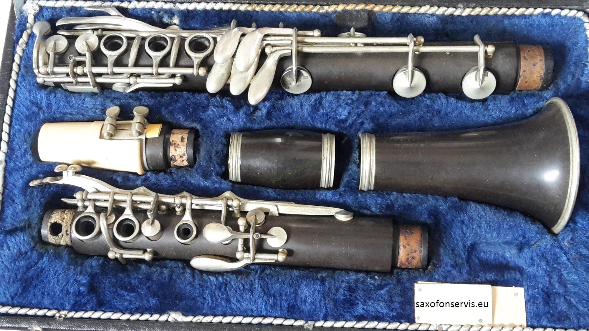 Bb klarinet Amati - plnoklapkový,plastový No.319528
