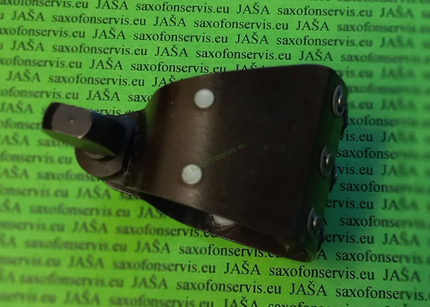 Metal ligatura.