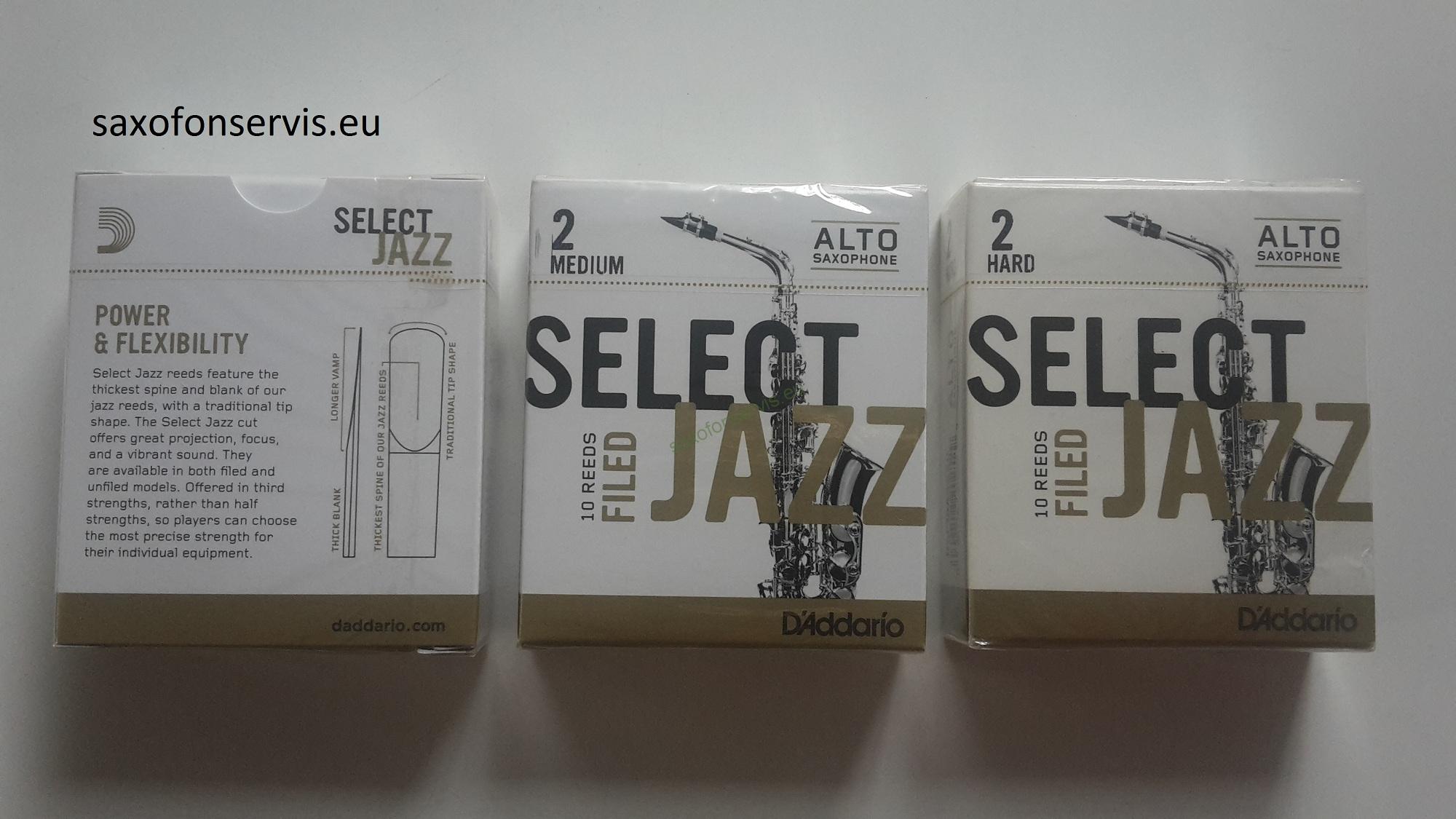 Rico 2M Select Jazz Filed Alto 