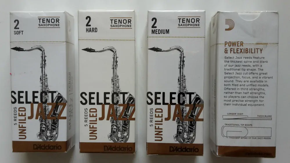 Rico 2M Select Jazz Unfiled Tenor