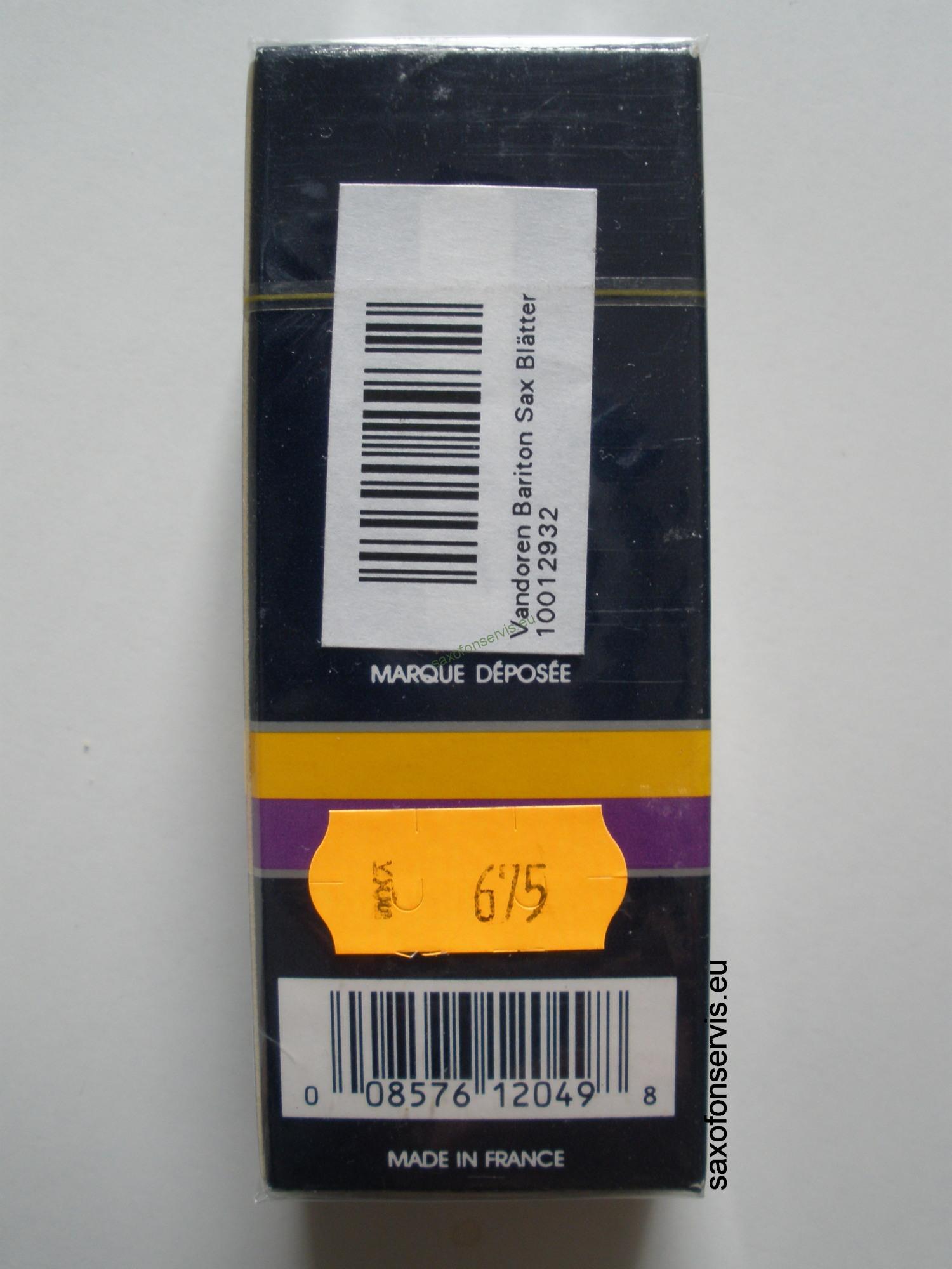 Vandoren 3,5 Baryton saxofon 5ks