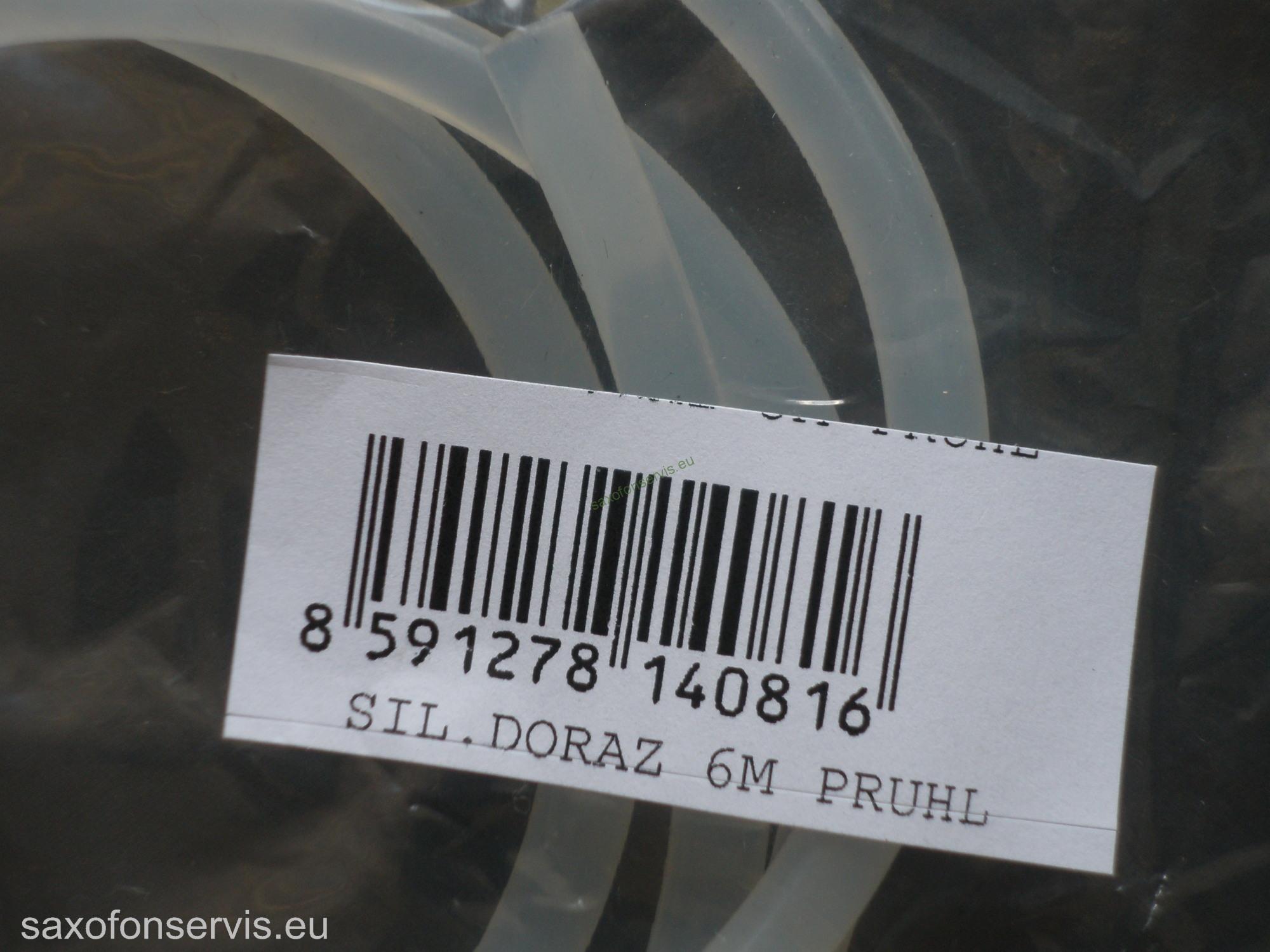 Silikonový doraz 6mm čirý 1m