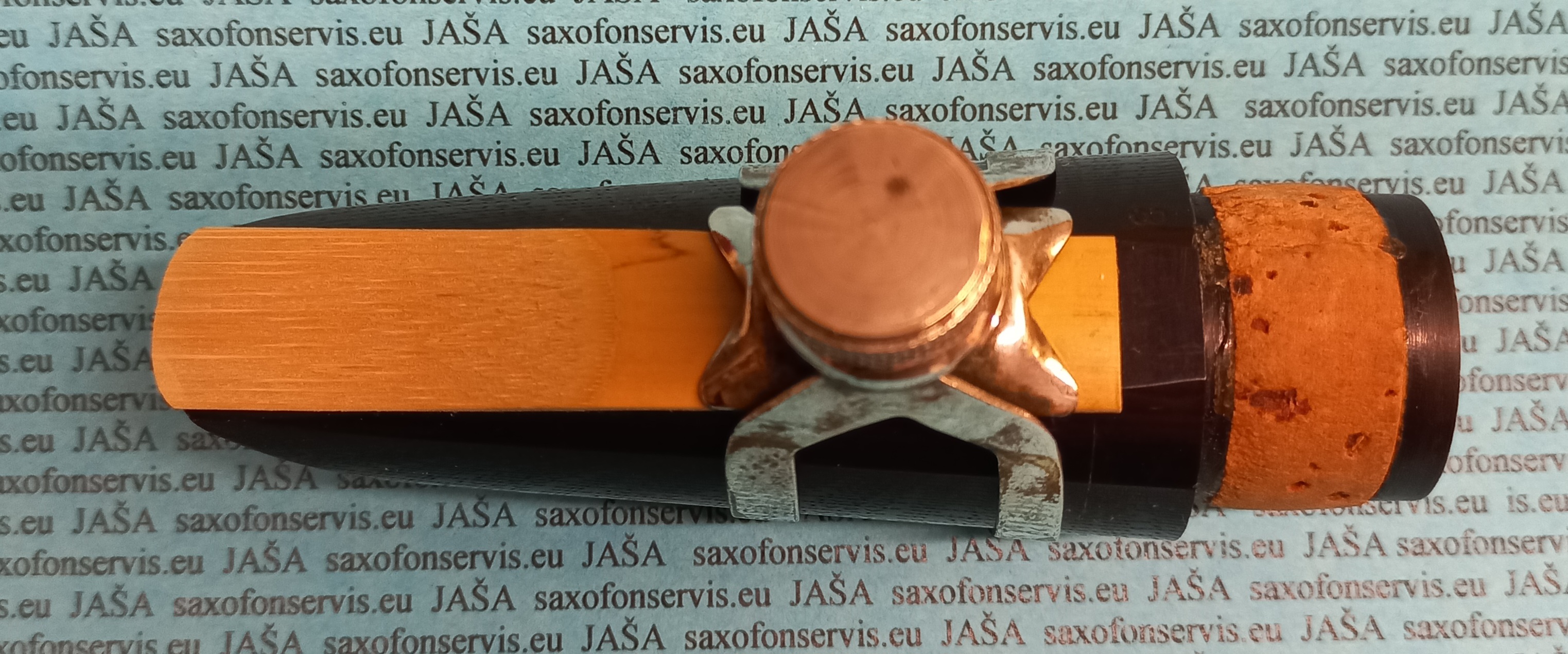 Ligatura Vintage na klarinet nebo alt sax.
