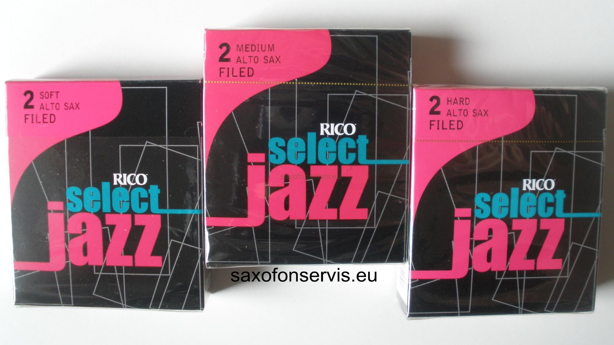 Rico 2M Select Jazz Filed Alto 