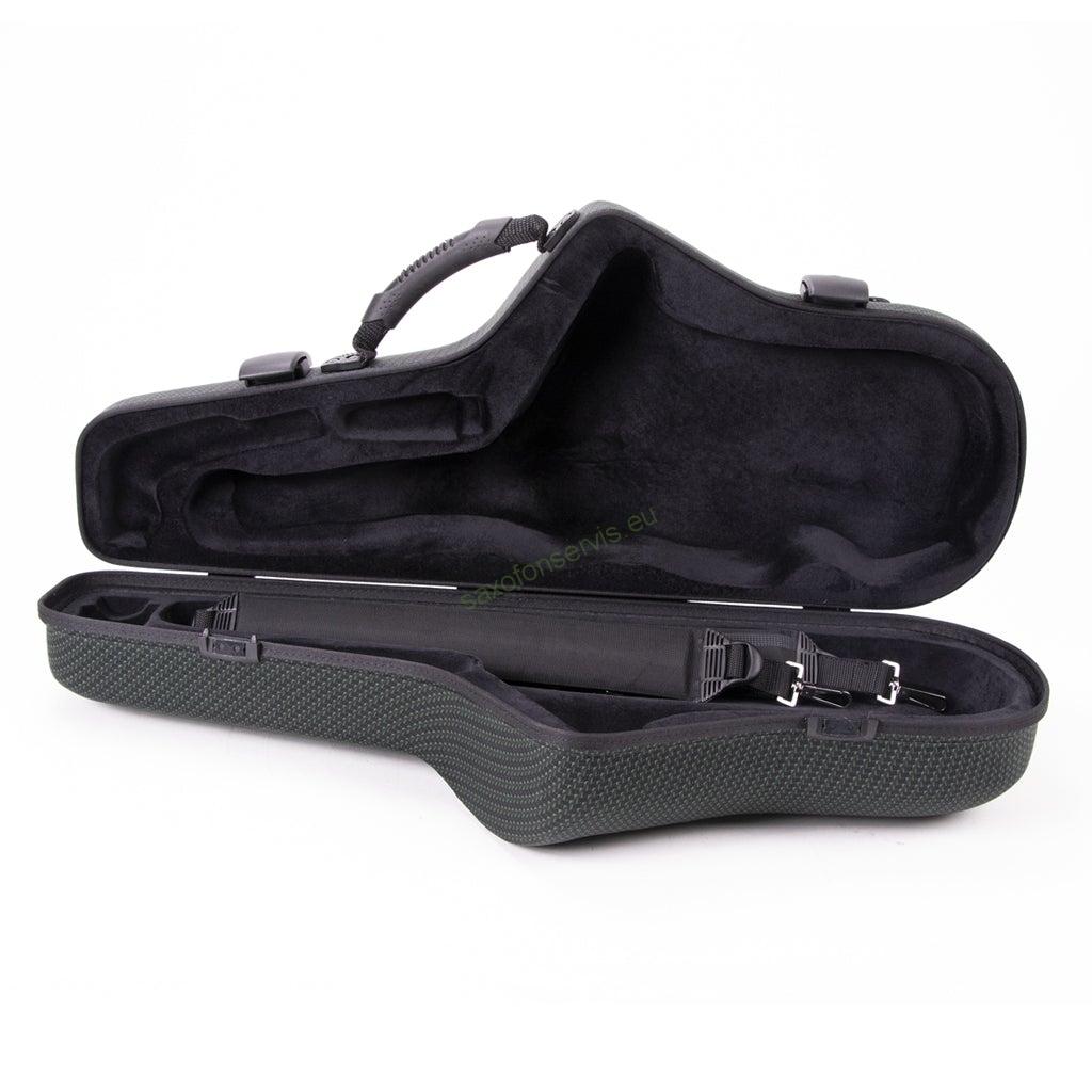 Winter JW 51092 CAR - nové,carbon,zelené pouzdro pro alt saxofon 
