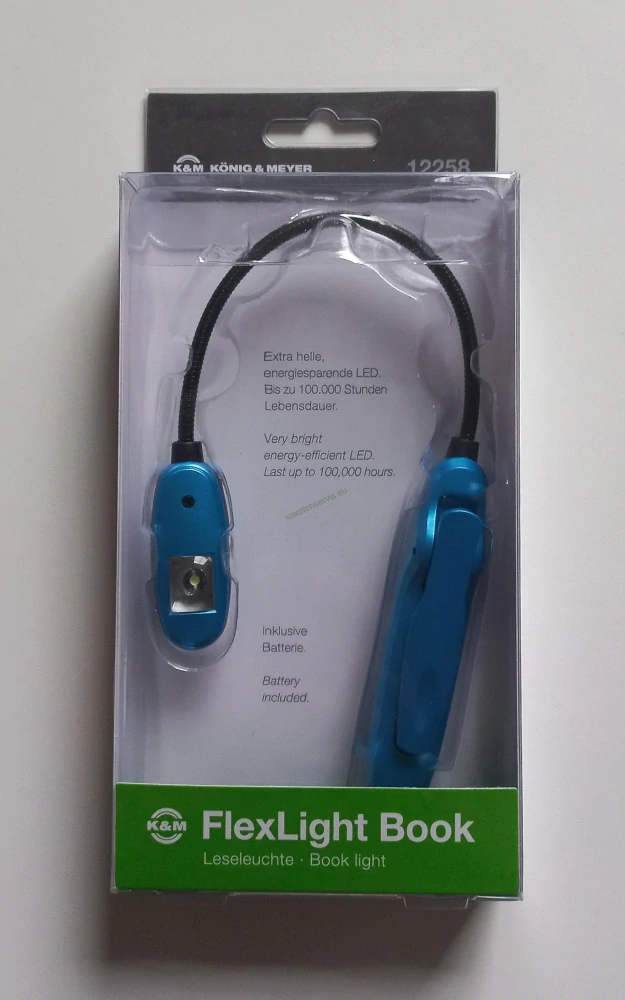 K&M 12258 blue - lampička na noty