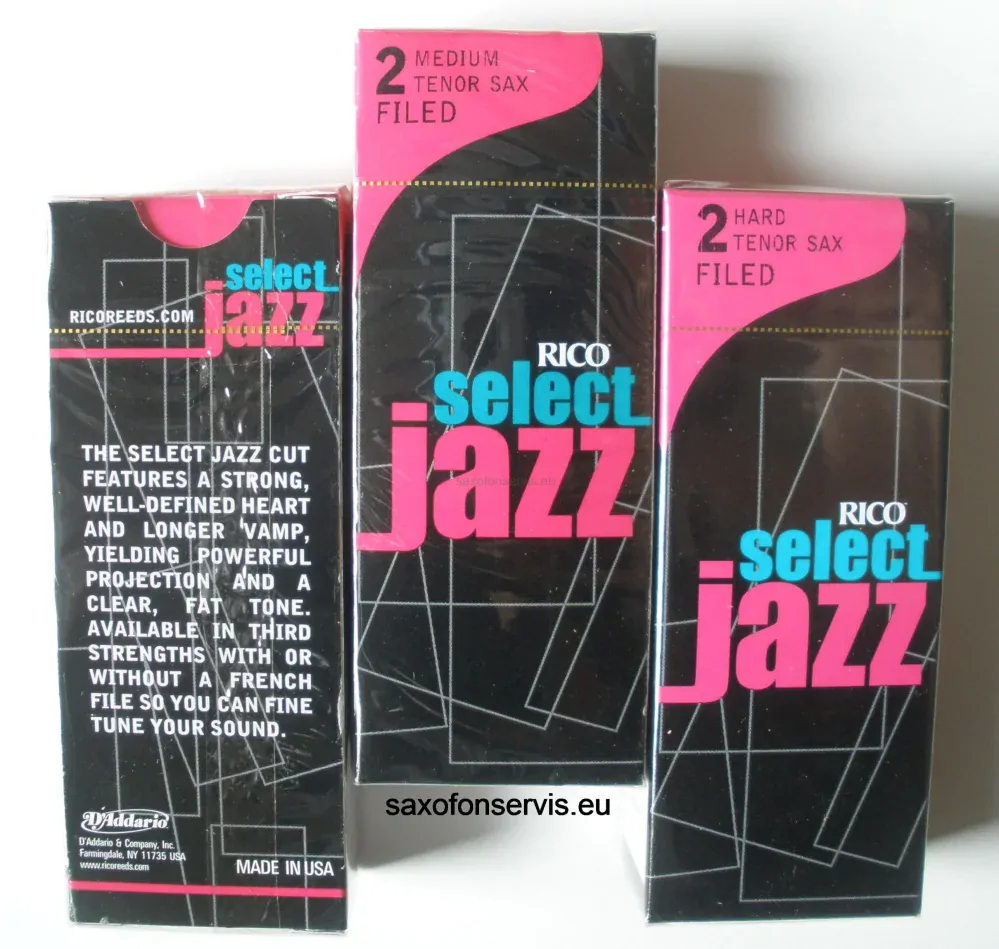 Rico 2H Select Jazz Filed Tenor
