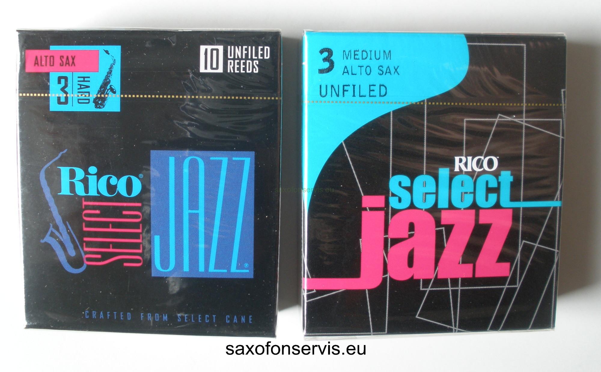 RICO 3H Select Jazz Unfiled Alt 1ks