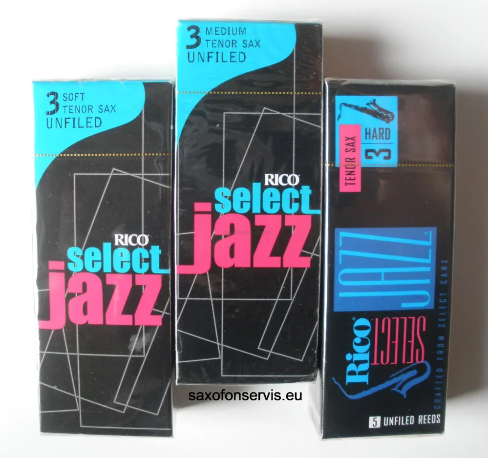 Rico 3S Select Jazz Unfiled Tenor 1ks