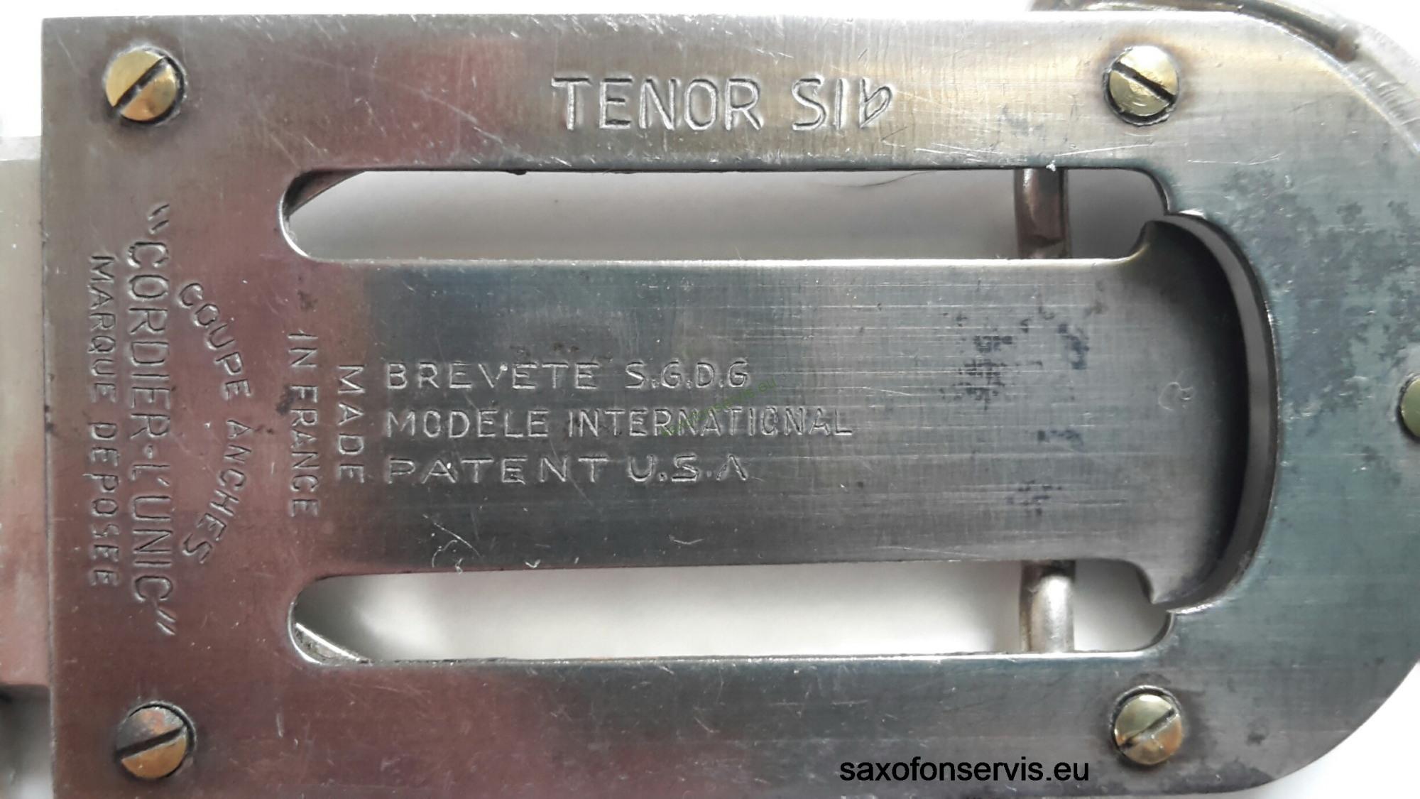 CORDIER Tenor sax