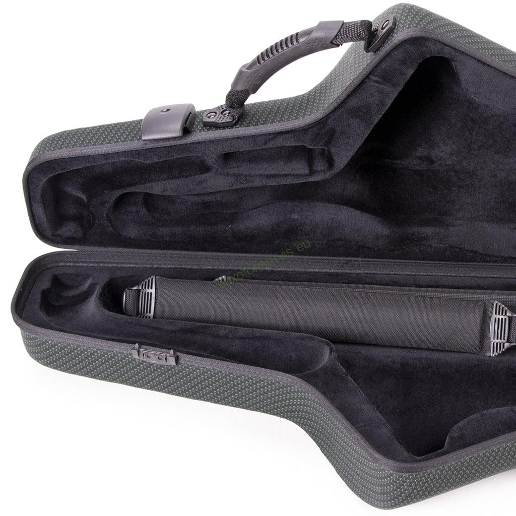 Winter JW 51092 CAR - nové,carbon,zelené pouzdro pro alt saxofon 