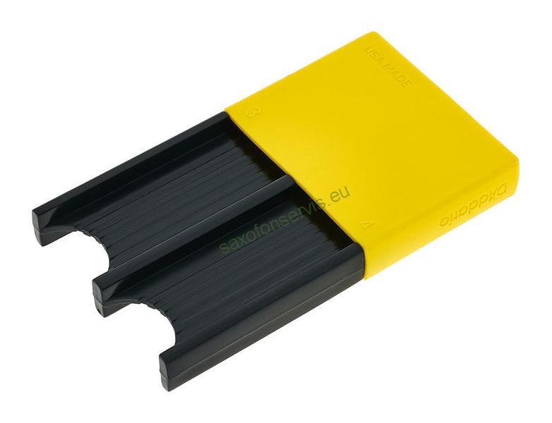 D'Addario Reed Guard, malý, žlutý