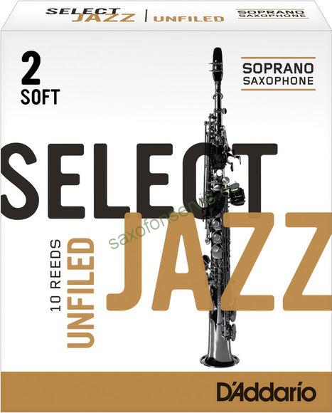 Rico 2S Select Jazz Unfiled Sopran 1ks