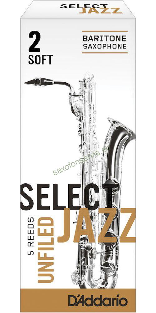 Rico 2S Select Jazz Unfiled Baryton 1ks
