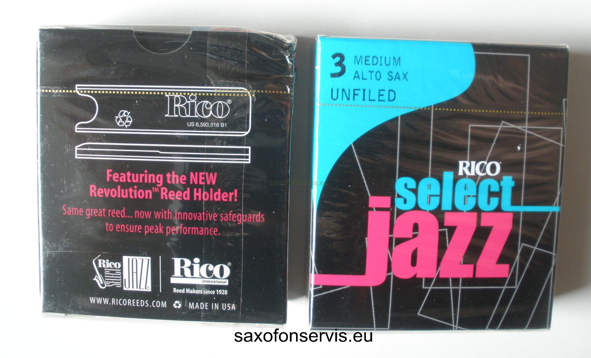 RICO 3H Select Jazz Unfiled Alt 1ks