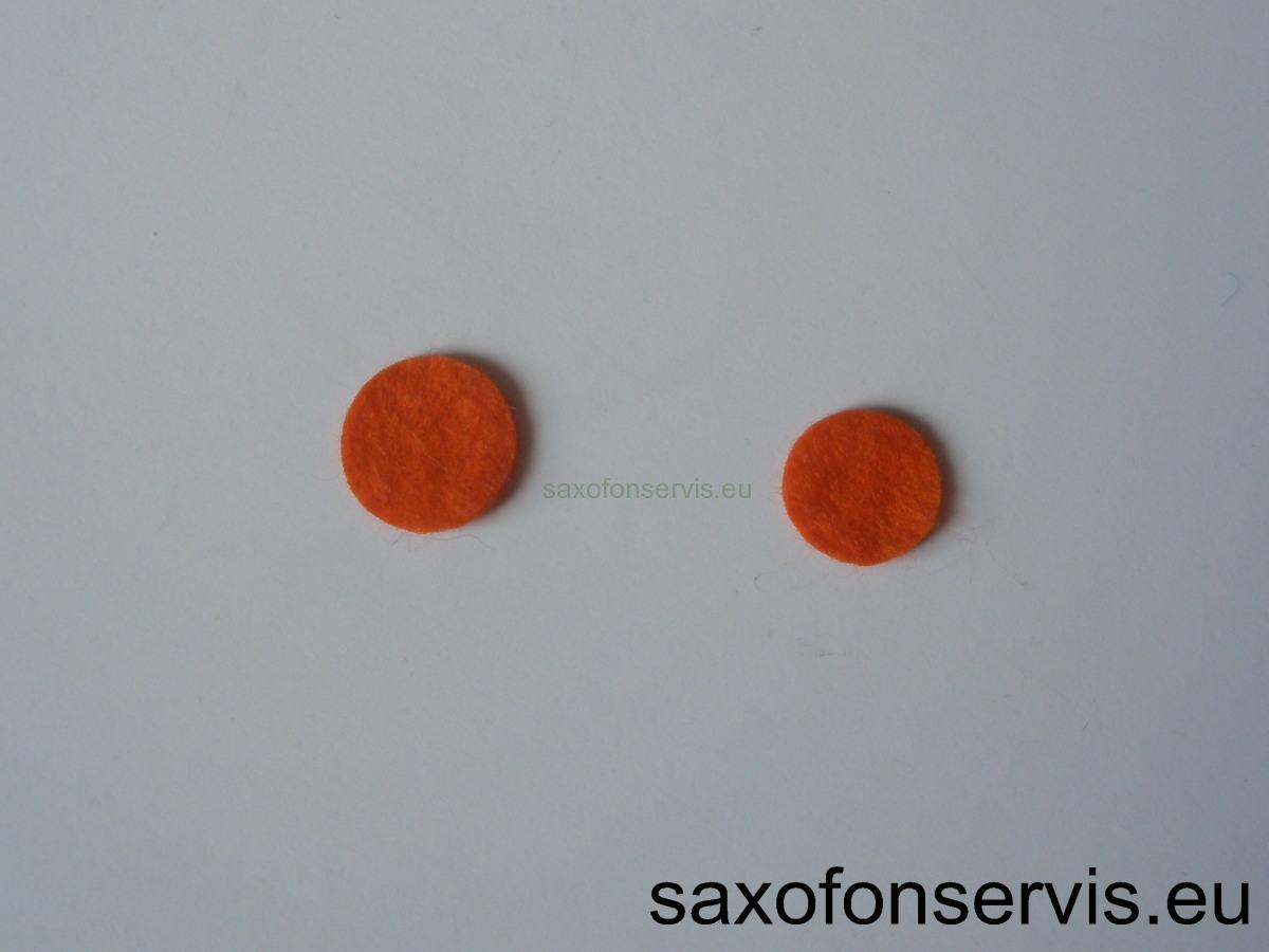 Kolečko filcové - oranžové 15mm