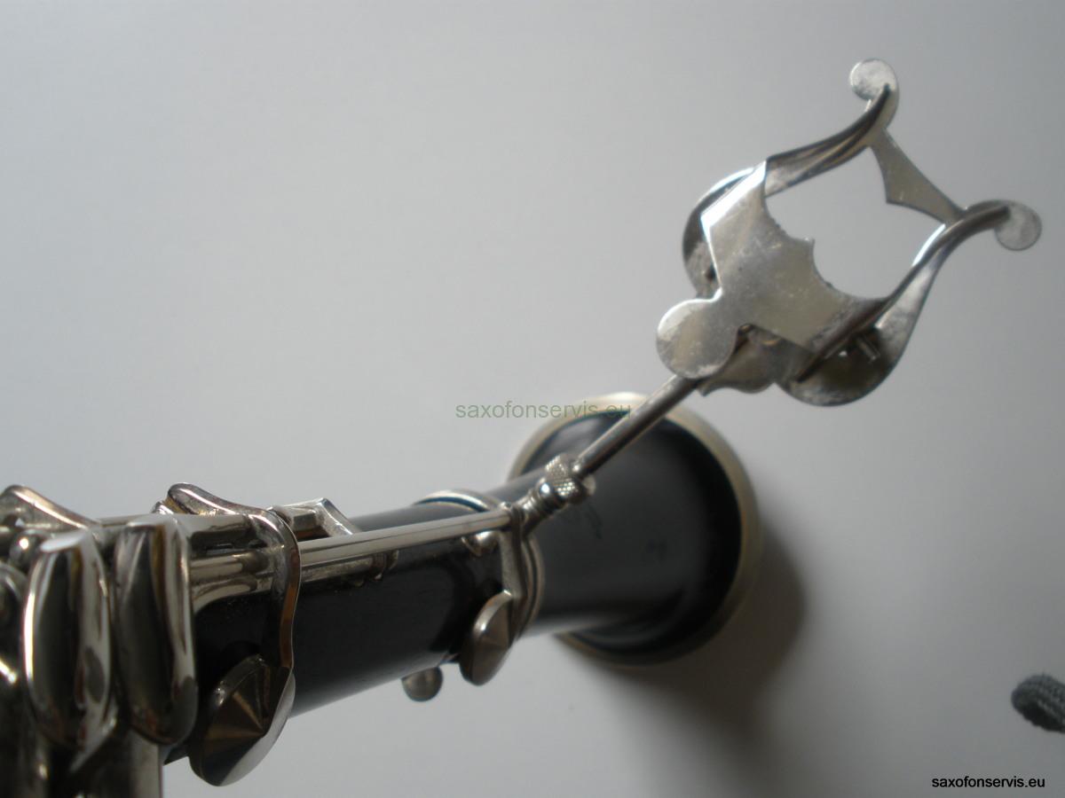 Notový držák pro  Es klarinet, poniklován.(NC2018)